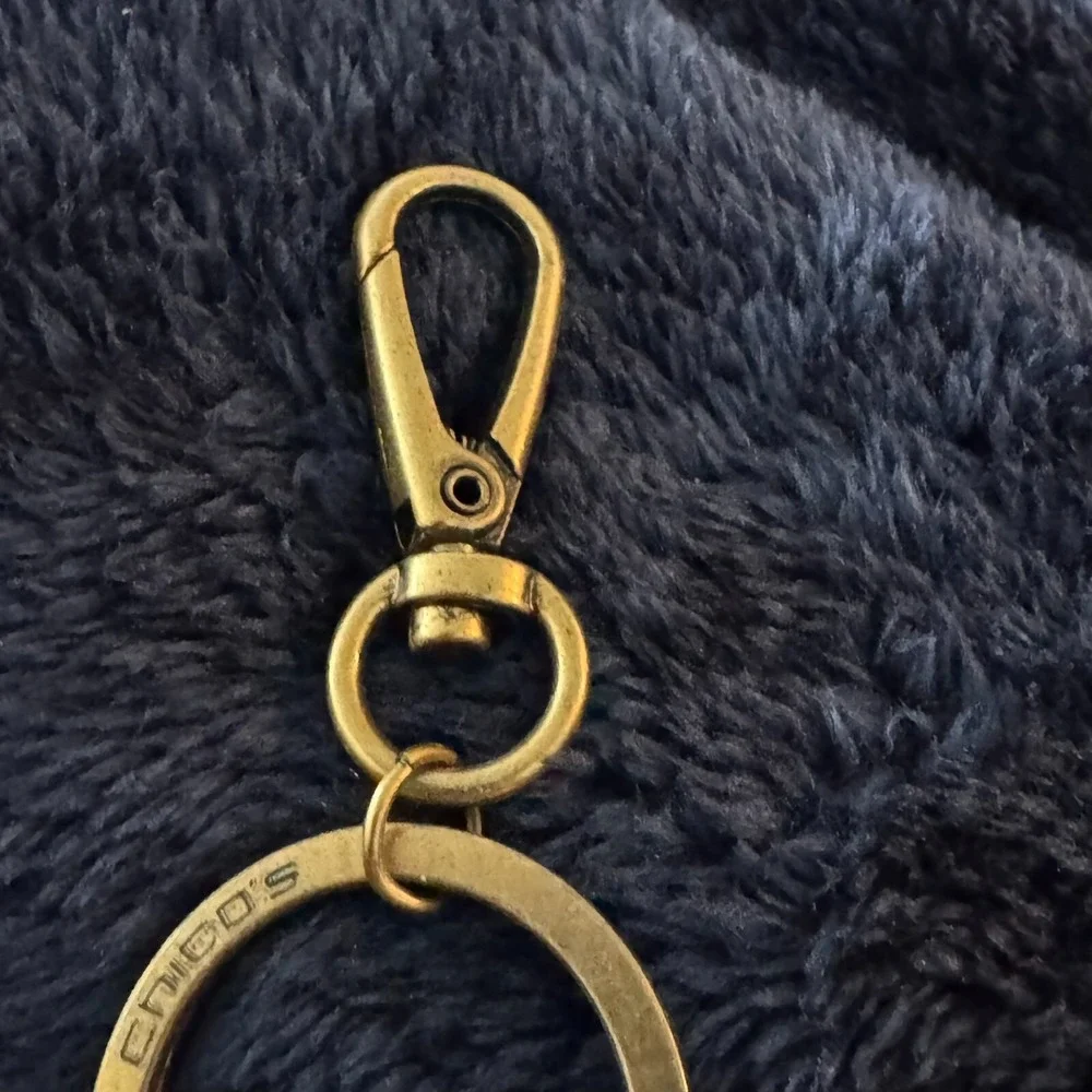 Chico's Keychain‎ Key Ring Charms Gold Tone She Believed She Could Inspirational